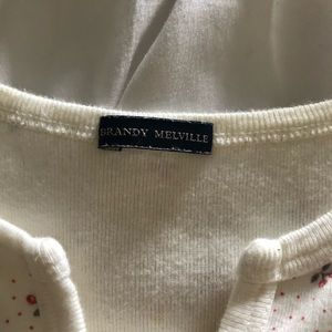 brandy melville cherry tee